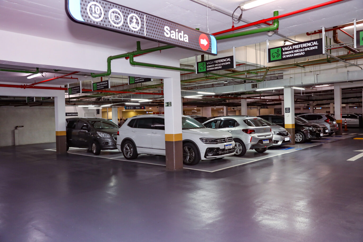 Operação de estacionamento da Olimpark